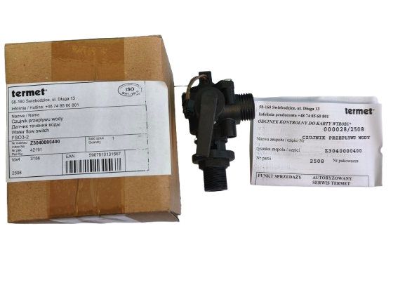 Oryginalny Czujnik Przepływu Wody Termet G-19-00 | Z3040000400 - obrazek 5
